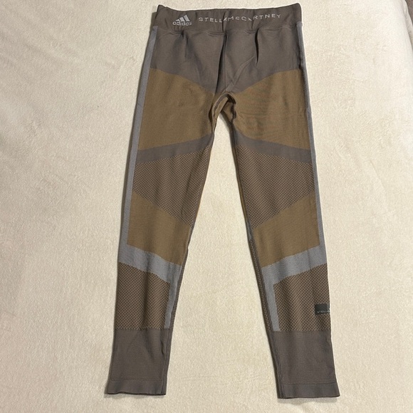 Adidas by Stella McCartney Women’s Gray and Brown Leggings - Picture 1 of 4